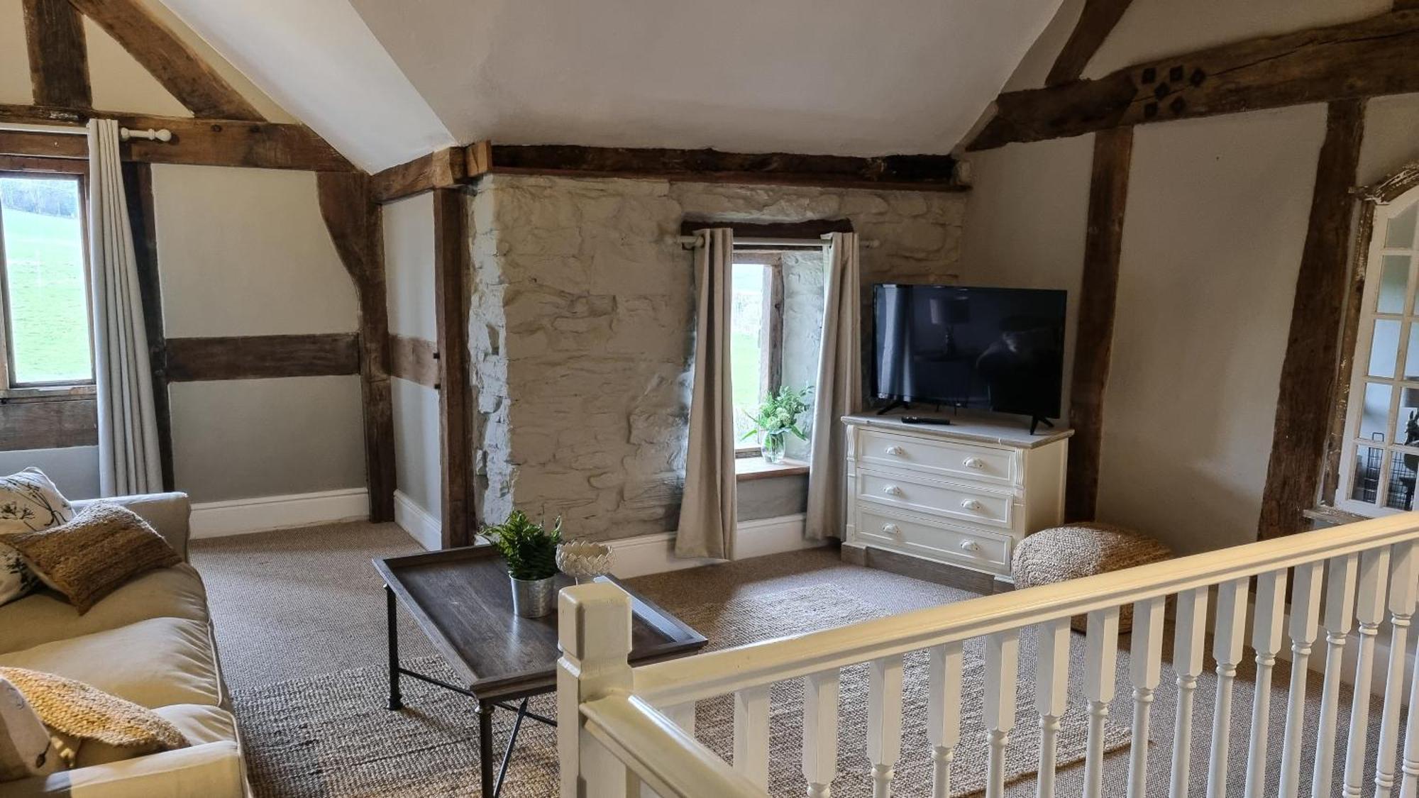 فيلا The Threshing Barn At Penrhos Court كينغتون الغرفة الصورة